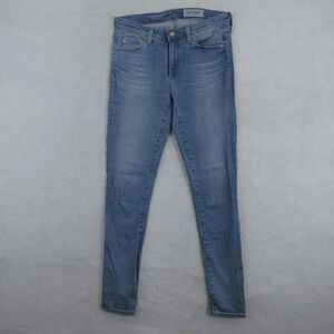 AG Adriano Goldschmied Jeans Womens 27R Blue Middi Ankle AG-ED Jegging Stretch
